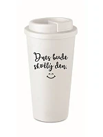 DNES BUDE bílý termohrnek 475 ml model 20806785 - Giftela DNES BUDE bílý termohrnek 475 ml model 20806785 - Giftela