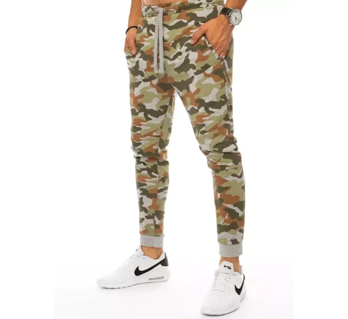 Pánské teplákové kalhoty moro green FashionStreet UX3334 Pánské teplákové kalhoty moro green FashionStreet UX3334