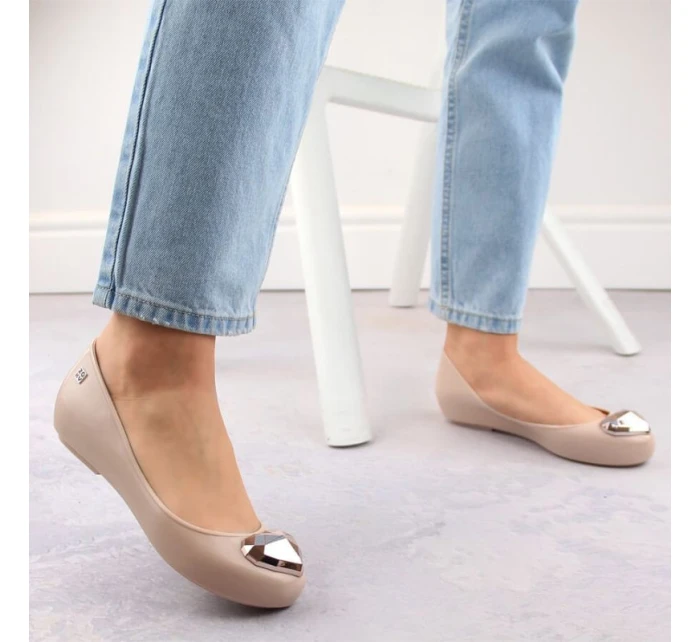 Pohodlné baleríny Zaxy W INT2007A nude Pohodlné baleríny Zaxy W INT2007A nude