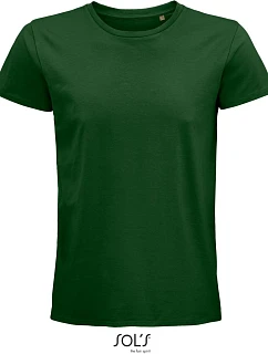 SOL'S Pioneer Men Pánské tričko z bio bavlny 25.3565 bottle green