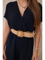 Kombinéza s ozdobným páskem v pase námořnictvo Kombinéza s ozdobným páskem v pase námořnictvo