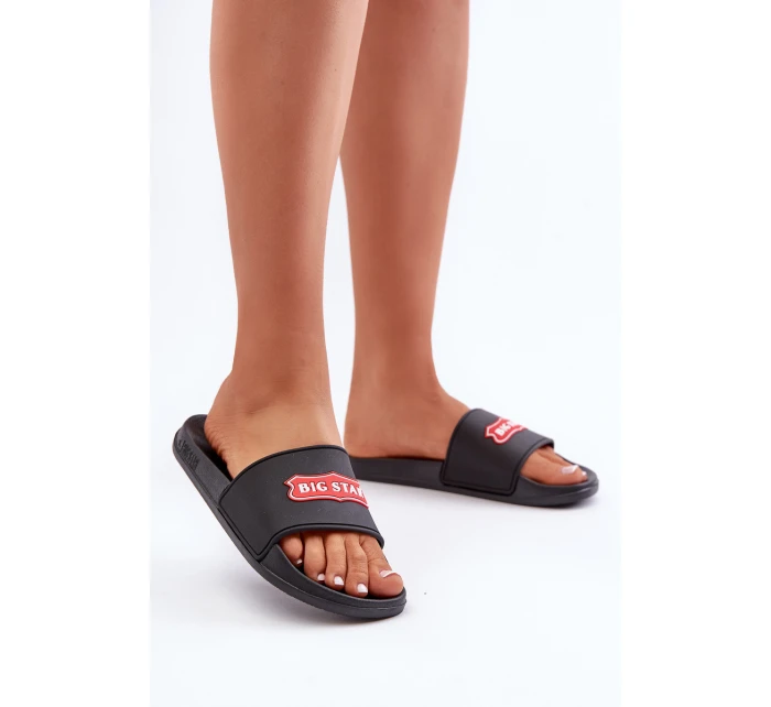 Dámské Pantofle Big Star model 21676351 Černé - Big Star Shoes Dámské Pantofle Big Star model 21676351 Černé - Big Star Shoes