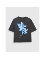 Dámské tričko oversize s potiskem 4F 4FRSS25TTSHF2747-20S Dámské tričko oversize s potiskem 4F 4FRSS25TTSHF2747-20S