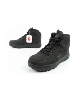 Lee Cooper pánská zimní trekingová zateplená kotníková obuv černá