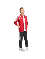 Dětská mikina adidas Tiro 26 League Sweat s kapucí na zip Red KF9101