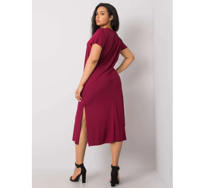Šaty RV SK 6637.13X bordó Šaty RV SK 6637.13X bordó