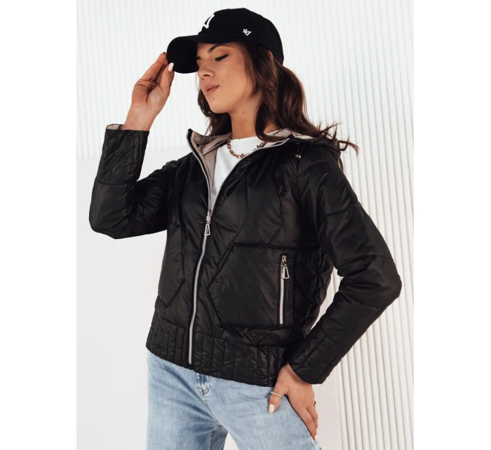 Dámská přechodová bunda FALES černá FashionStreet TY4205