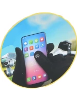 ZATEPLENÉ CYKLISTICKÉ RUKAVICE S DOTYKOVÝM DISPLEJEM SENIOR R.XL DUNLOP