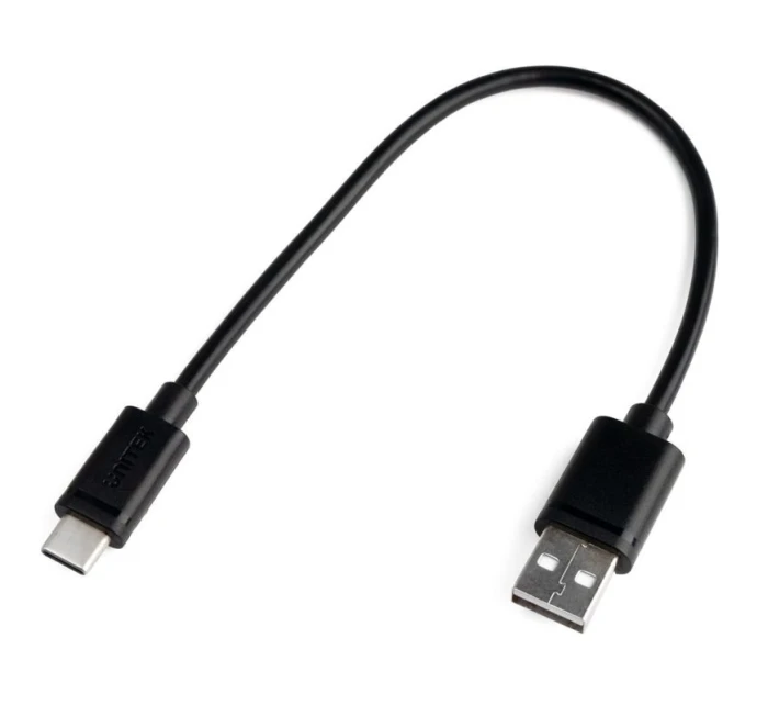 UNITEK USB KABEL USB-A - USB-C 25CM, Y-C480BK