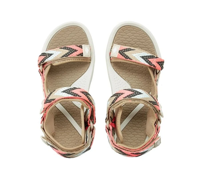 dámské boty na suchý zip sandály na léto na model 22071671 světle béžové dámské - Lee Cooper