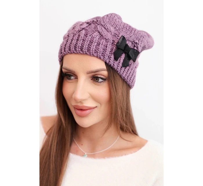 Čepice s rolováním Magda K293 camel