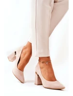 Semišové lodičky Lewski model 21571479 Béžové - Boto