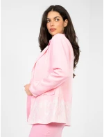 Marynarka IT MA model 22011349 jasny różowy - FPrice Marynarka IT MA model 22011349 jasny różowy - FPrice