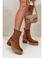 Boty na podpatku model 199300 Step in style Boty na podpatku model 199300 Step in style