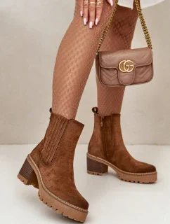 Boty na podpatku  model 199300 Step in style