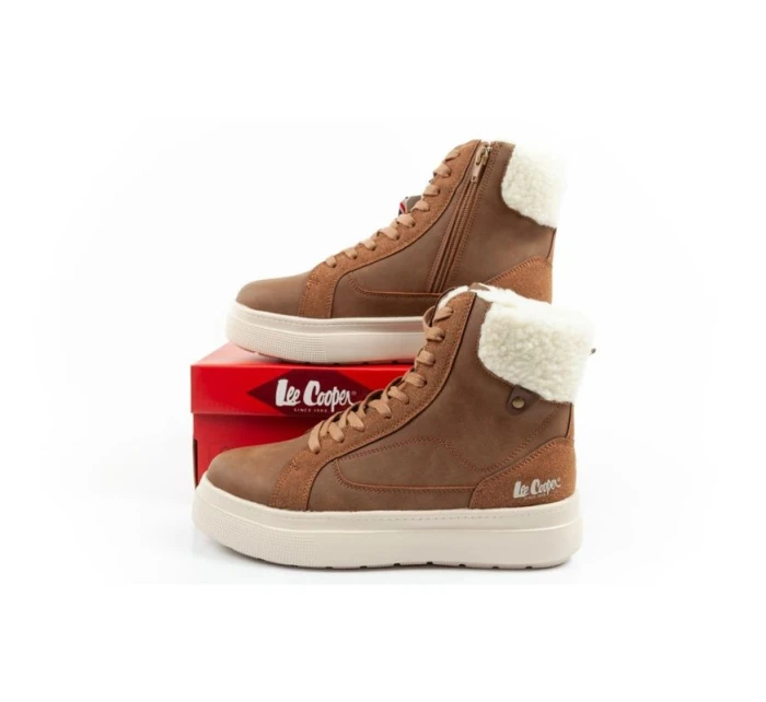 Lee Cooper dámské zimní boty zateplené ovčí kůží lehké dámské