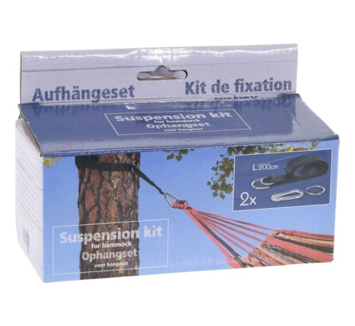 POPRUHY POPRUHY ÚCHYTY KARABINY ZÁVĚSNÉ UCHYCENÍ K HOUPACÍ SÍTI PROGARDEN