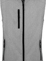 Kariban K 403 Pánská 3-vrstvá softshellová vesta 20.K403 marl grey