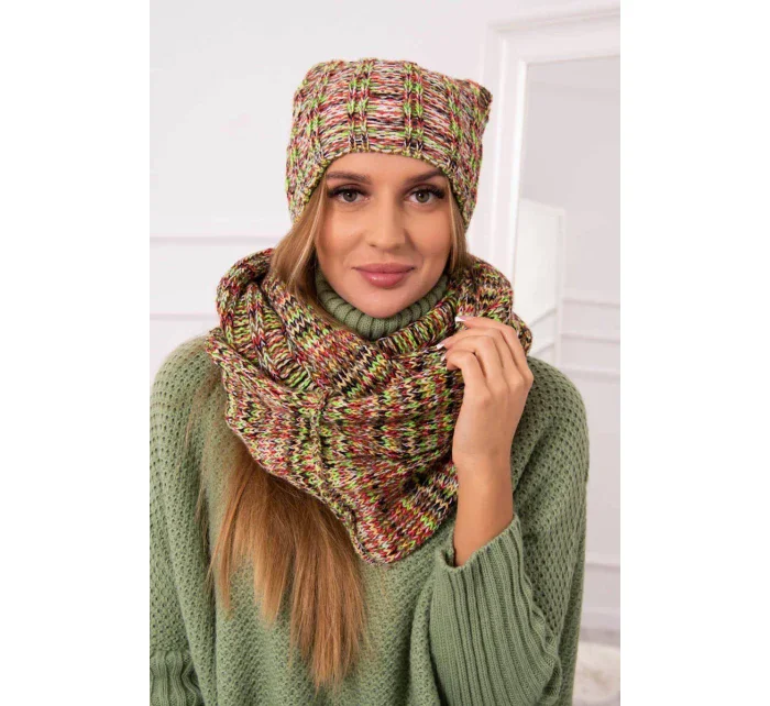 Dámská fleecová souprava 4 neon green model 18751127 - K-Fashion Dámská fleecová souprava 4 neon green model 18751127 - K-Fashion