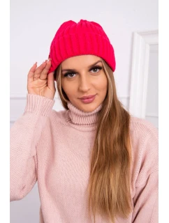 Čepice s rolováním Magda K293 fuchsiová