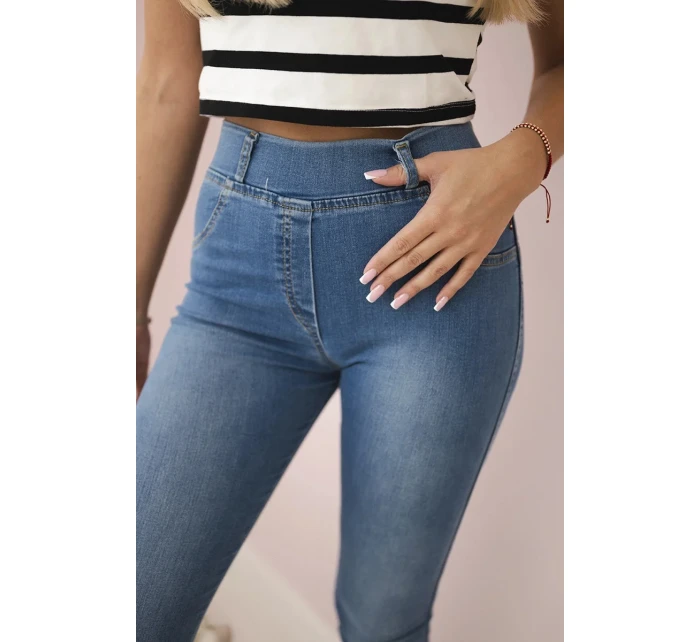 Světle džínové kalhoty Světle džínové kalhoty