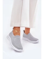 Dámské Textilní Tenisky Šedé model 21689117 - EVENTO