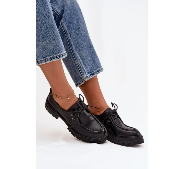 Dámské polobotky z eko kůže černé Adrelle Dámské polobotky z eko kůže černé Adrelle