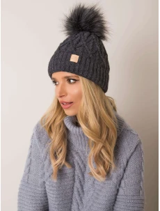 Dámská čepice JK CZ 9.74 tmavě šedá