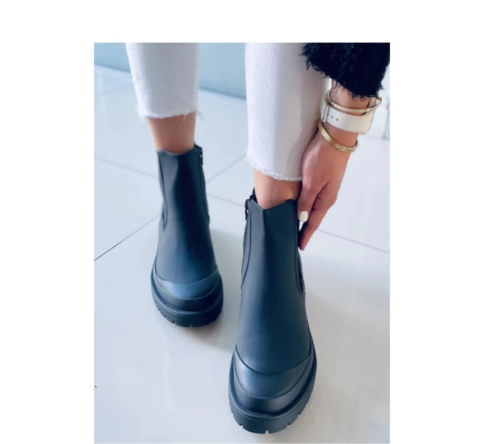 Dámské kotníkové boty 21053 Černá - Kayla