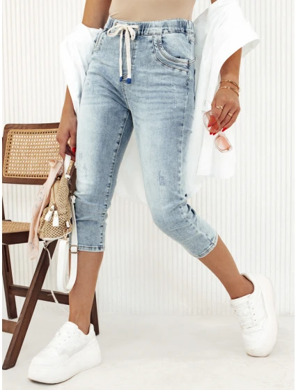 Dámské džíny CAPRI STYLE modré FashionStreet UY2120 Dámské džíny CAPRI STYLE modré FashionStreet UY2120