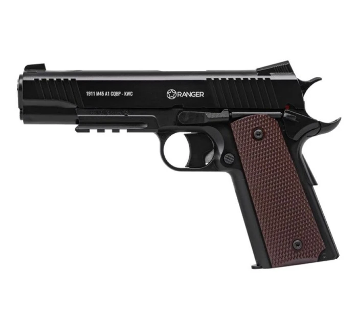RANGER 1911 M45A1 CQBP větrovka k.4,5BBs 21 ran METAL SLIDE KWC RANGER 1911 M45A1 CQBP větrovka k.4,5BBs 21 ran METAL SLIDE KWC