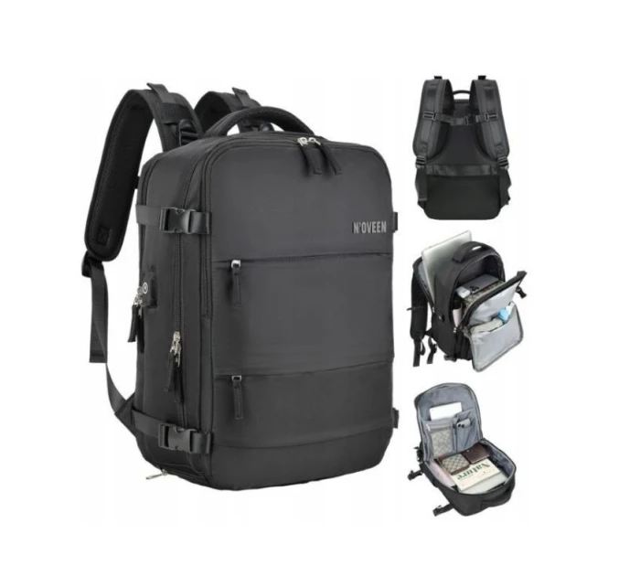 Cestovní batoh NOVEEN Cabin CTB400 Black 40x20x25 Cestovní batoh NOVEEN Cabin CTB400 Black 40x20x25