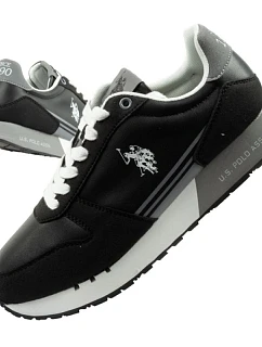 U.S. Polo Assn sportovní boty tenisky pánské módní pohodlné černé