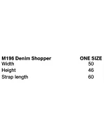 Mantis M 196 Denim nákupní taška 70.0196 denim blue Mantis M 196 Denim nákupní taška 70.0196 denim blue