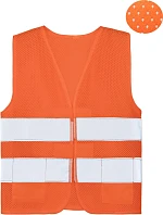 – Dětská síťovaná bezpečnostní vesta 76.1 orange model 22461387 - Korntex – Dětská síťovaná bezpečnostní vesta 76.1 orange model 22461387 - Korntex