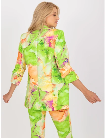 Dámské sako DHJ MA 7684A 1.22X světle zelená Dámské sako DHJ MA 7684A 1.22X světle zelená