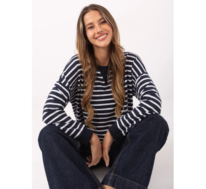 Bluzka RV BZ model 21406716 granatowy - FPrice Bluzka RV BZ model 21406716 granatowy - FPrice