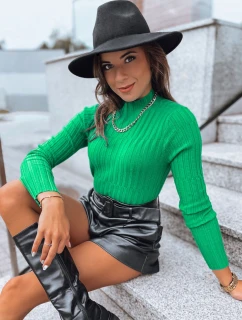 Dámský svetr s rolákem OASIS green FashionStreet MY2248