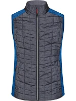 JN Dámská pletená hybridní vesta 02.0 royal melange/anthracite melange model 22489252 - Daiber JN Dámská pletená hybridní vesta 02.0 royal melange/anthracite melange model 22489252 - Daiber