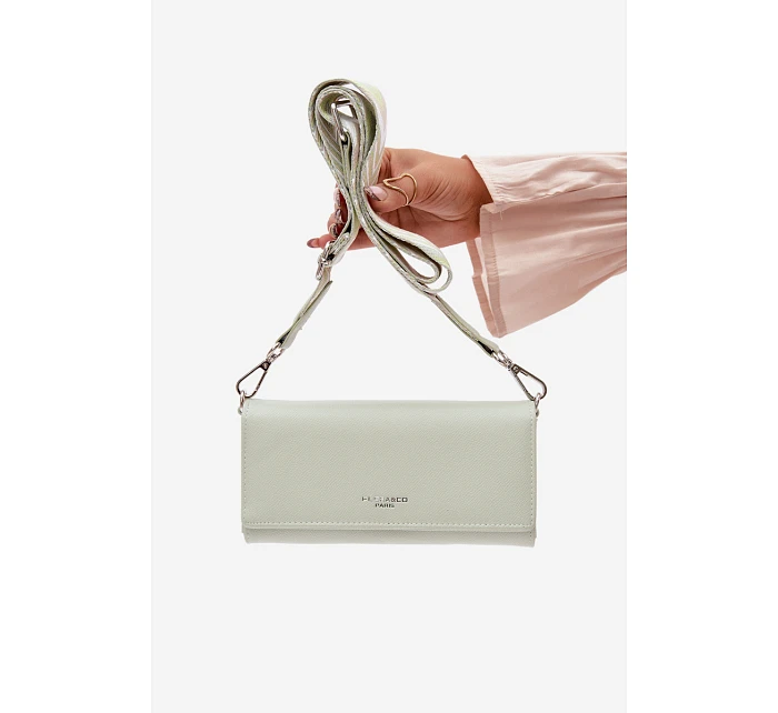 Mentolová peněženka kabelka 2v1 s páskem Suzette