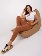 EM DR HW 20 389 teplákové kalhoty.36 světle hnědá EM DR HW 20 389 teplákové kalhoty.36 světle hnědá