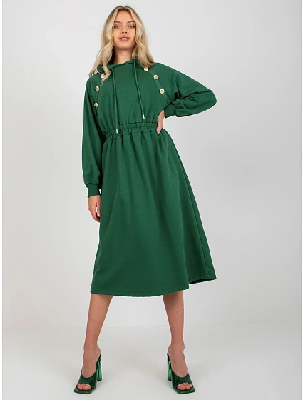 Dámské šaty RV SK model 17828235 tmavě zelené - FPrice