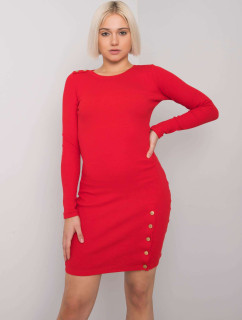 Červené vypasované šaty Aneeka RUE PARIS