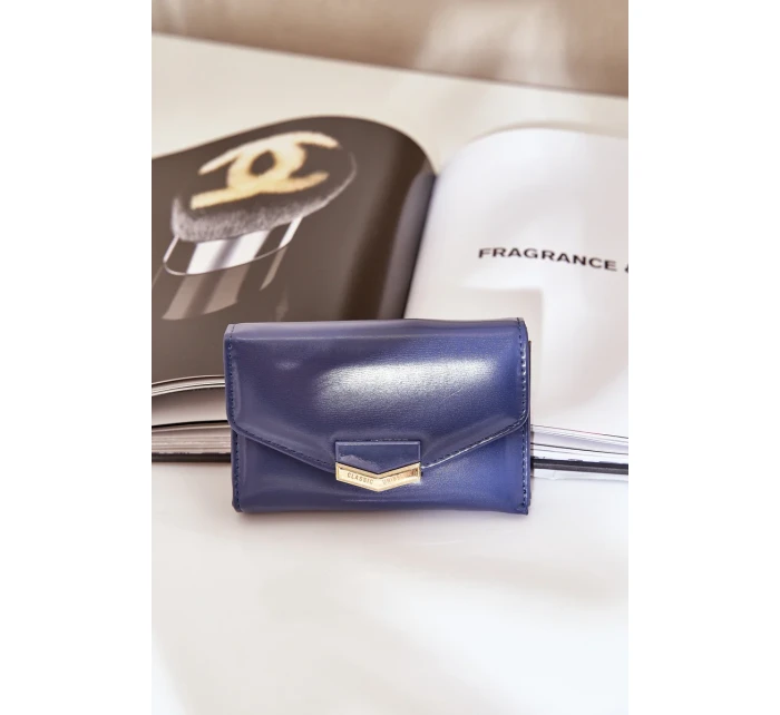 Lakovaná Dámská Peněženka Modrá Rahner