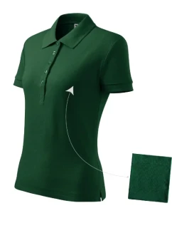 Cotton polokošile dámská dark green