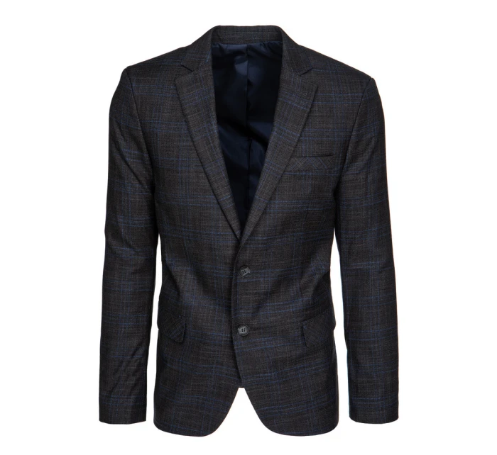 Pánské jednořadové šedé sako Dstreet MX0639