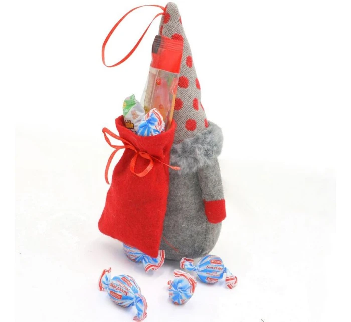 Dekorativní marshmallow s dárkovým sáčkem 20CM šedé dětské