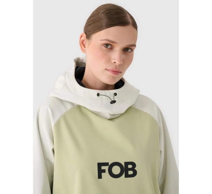 Dámská softshellová snowboardová mikina 5000 s membránou 4F 4FWAW24TSOFF289-44S
