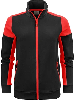 Printer Prime Sweater Full Zip Women Dámská mikina 61.2062 black/red