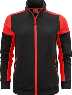 Printer Prime Sweater Full Zip Women Dámská mikina 61.2062 black/red